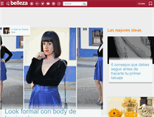 Tablet Screenshot of belleza.facilisimo.com