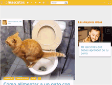 Tablet Screenshot of mascotas.facilisimo.com