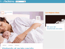 Tablet Screenshot of facebook.facilisimo.com