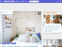 Tablet Screenshot of decoracion.facilisimo.com